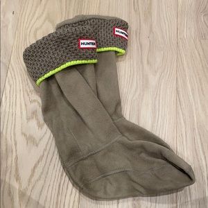 Hunter Neon Trim Boot Socks, Medium